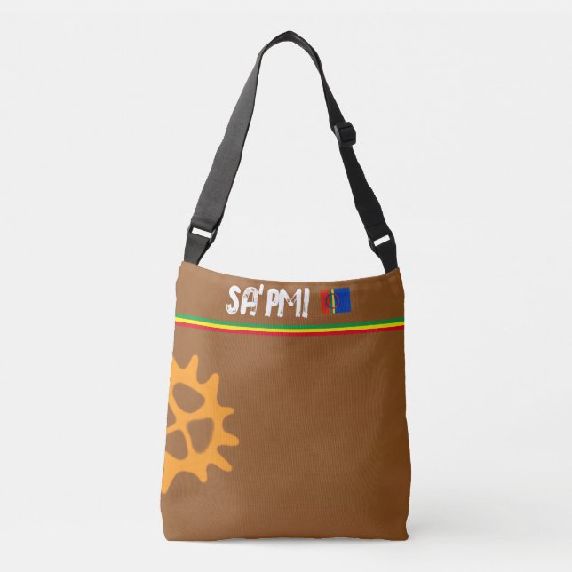 Bolsa Ajustável Populära väskor med samisk design (Frente)