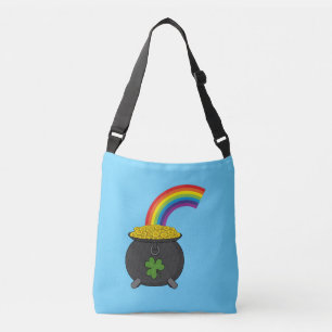 Bolsa Ajustável Pote de Cartoon Dourado do Arco-Íris