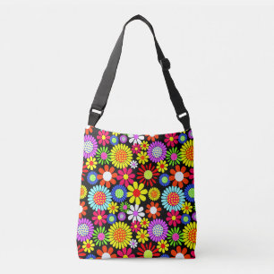 Bolsa Ajustável Potência das flores do hippie-primavera