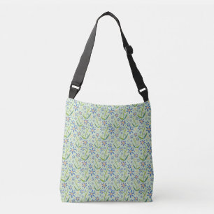 Bolsa Ajustável Prado   Margaridas Dançantes em Aquarela
