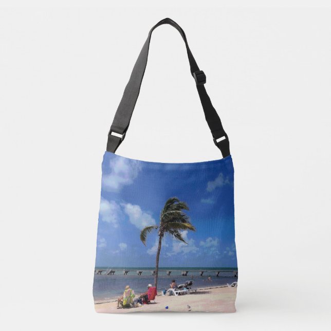 Bolsa Ajustável Praia com Palm de Coconut (Frente)