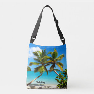 Bolsa Ajustável Praia da baía de Maho - saco de St John Crossbody