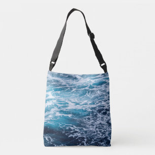 Bolsa Ajustável Praia de Verão do Oceano Azul de Ondas