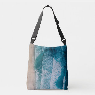 Bolsa Ajustável Praia Sandy das Ondas do Oceano Azul