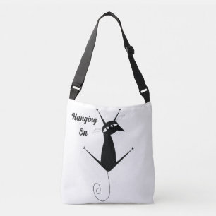 Bolsa Ajustável Prendendo Gato Preto