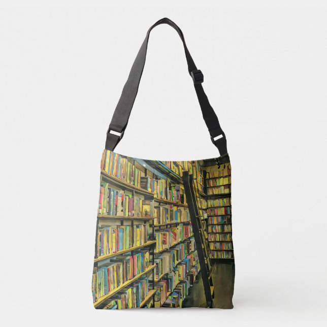 Bolsa Ajustável Presente de amante de livros (Frente)