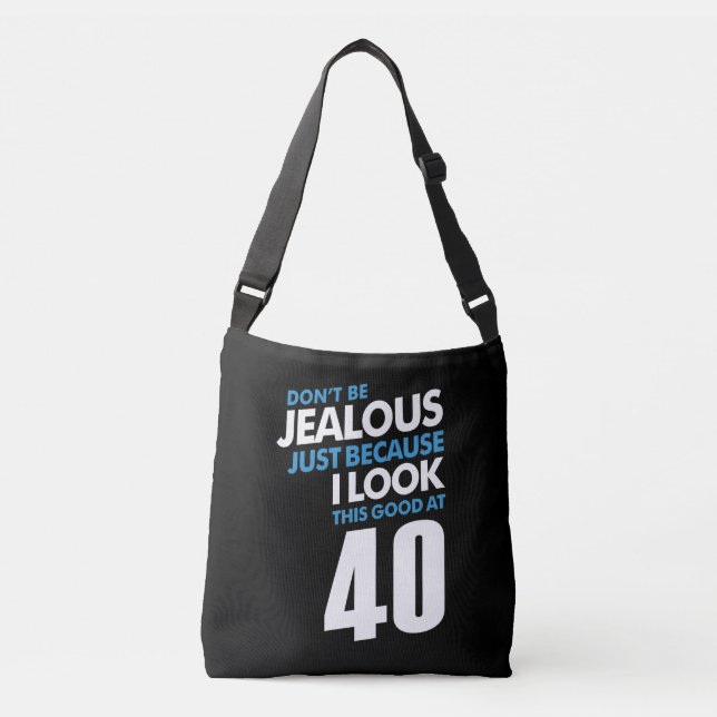 Bolsa Ajustável Presente de aniversário de 40 anos (Frente)
