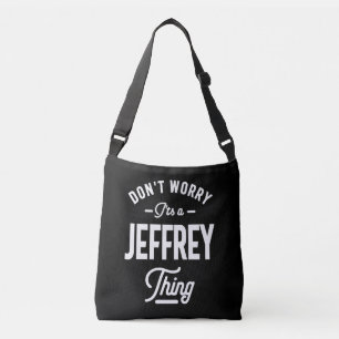 Bolsa Ajustável Presente de aniversário do nome personalizado Jef