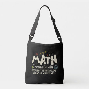 Bolsa Ajustável Presente do professor de matemática de matemática