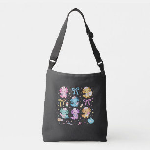 Bolsa Ajustável Presente Kawaii Fofo de Enfermeira Axolote para En