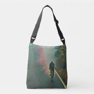 Bolsa Ajustável Presente para Amante de Ciclismo Pintura de Cicl