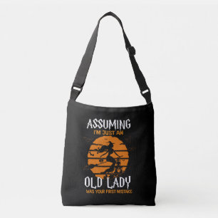 Bolsa Ajustável Presumindo que eu sou a velha senhora foi sua prim