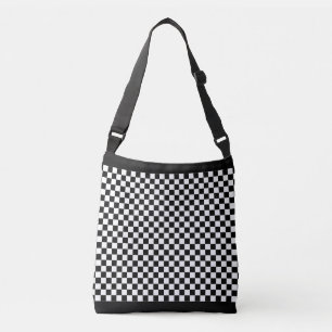 Bolsa Ajustável Preto e branco verificado