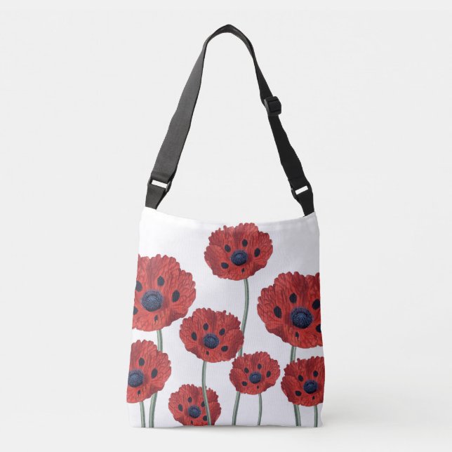 Bolsa Ajustável Preto vermelho branco (Frente)
