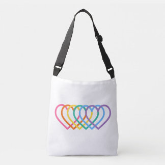 Bolsa Ajustável Pride heart tragetaschen mit langen trägern