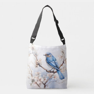 Bolsa Ajustável Primavera Bluebird na árvore brilhante