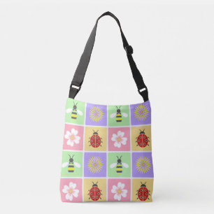Bolsa Ajustável Primavera Patches All-Over-Impressão Bag