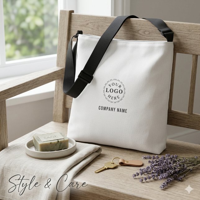 Bolsa Ajustável Promova Sua Marca com Personalizados (Promote Your Brand with Custom Crossbody Bag)