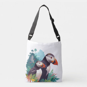 Bolsa Ajustável Puffin Vetor Art Animal Na Natureza Majestosa