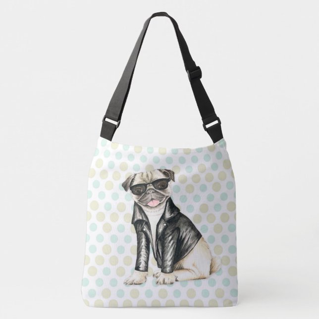 Bolsa Ajustável Pug (Frente)