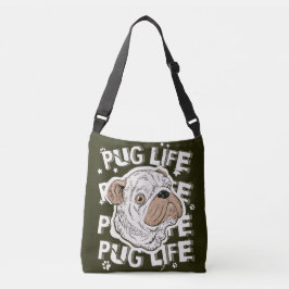 Bolsa Ajustável Pug Life Animal Dog Tob