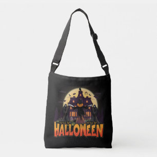 Bolsa Ajustável Pumpkin Scary House, Halloween