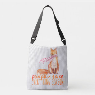 Bolsa Ajustável Pumpkin Spice Season Sitting Fox