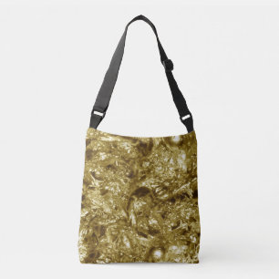 Bolsa Ajustável PURE DOURADO padrão de paisagem lunar + texto/foto