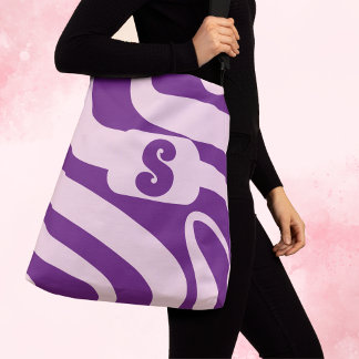 Bolsa Ajustável Purple and Pink Retro Waves