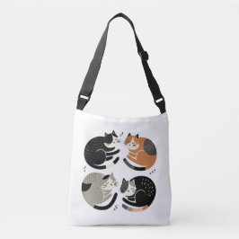 Bolsa Ajustável Quatro gatos dormindo em um círculo - Ritual Puro