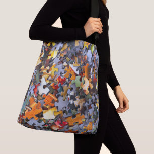 Bolsa Ajustável Quebra-cabeça De Jigsaw Peças Engraçadas