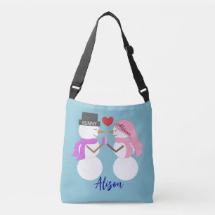 Bolsa Ajustável Querido Neve no Amor: Azul Claro