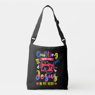 Bolsa Ajustável Quilar Nas Minhas Veias Jesus No Meu Coração Qu