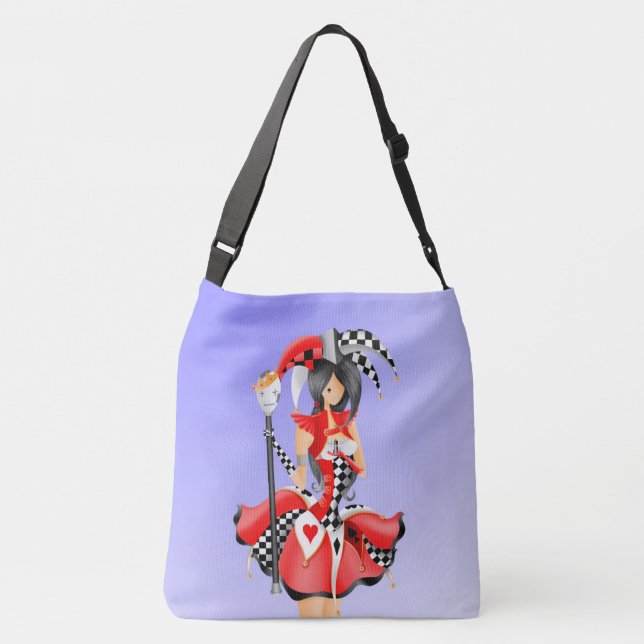 Bolsa Ajustável Quirky Jester e o rei de marionetas (Verso)