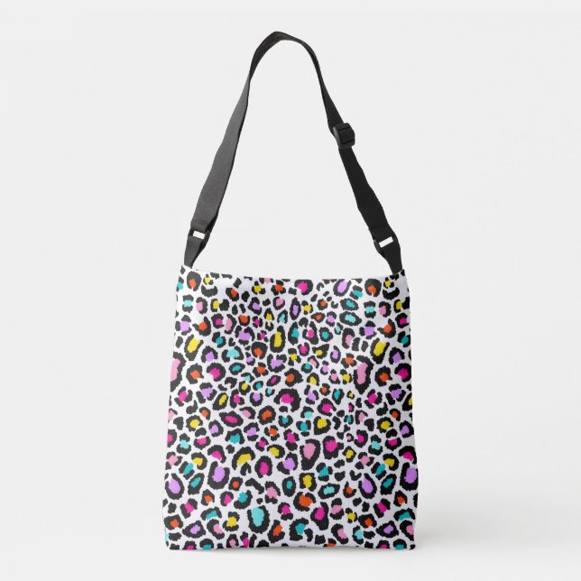 Bolsa Ajustável Rainbow Leopard Pattern (Verso)