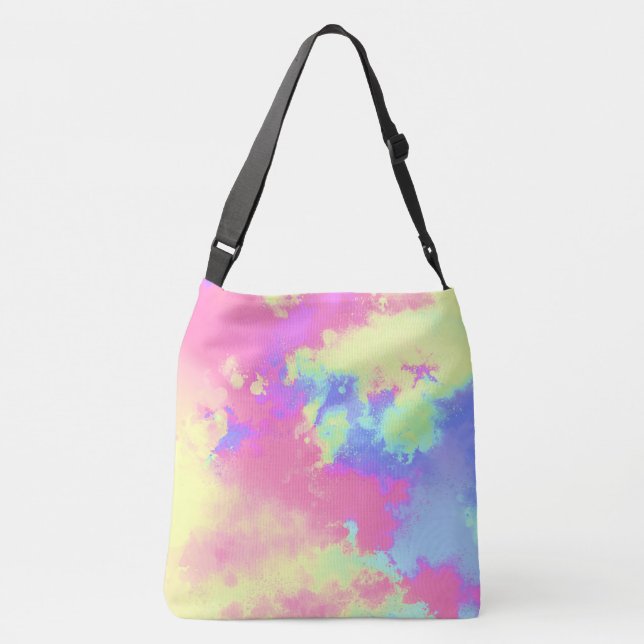 Bolsa Ajustável Rainbow Paint Splatter (Verso)