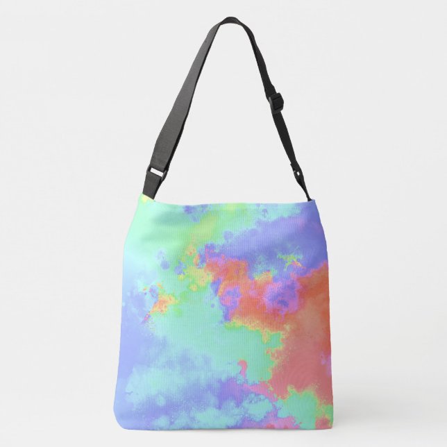 Bolsa Ajustável Rainbow Paint Splatter (Verso)