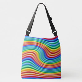 Bolsa Ajustável Rainbow Pride Cross bodyTote Bag.