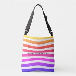 Bolsa Ajustável Rainbow Pride Crossbody Bag