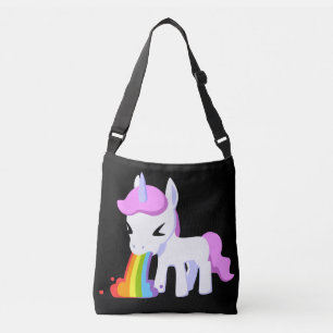 BOLSA AJUSTÁVEL RAINBOW VOMIT UNICORN PURSE CROSSBODY BAG