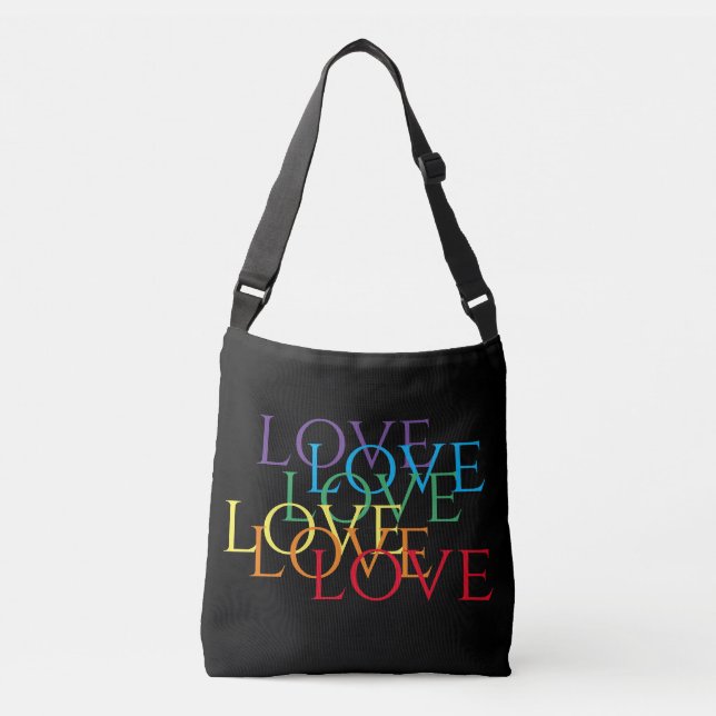 Bolsa Ajustável RAINBOX LOVE II Saco Cruzado (Frente)