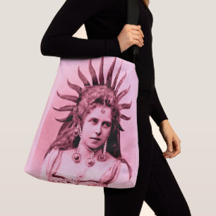 Bolsa Ajustável Rainha Maria da Romênia como Rainha do Sol - rosa