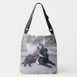 Bolsa Ajustável Rapariga e seu Cachorro