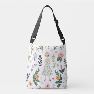 Bolsa Ajustável Rapariga Entre Flores