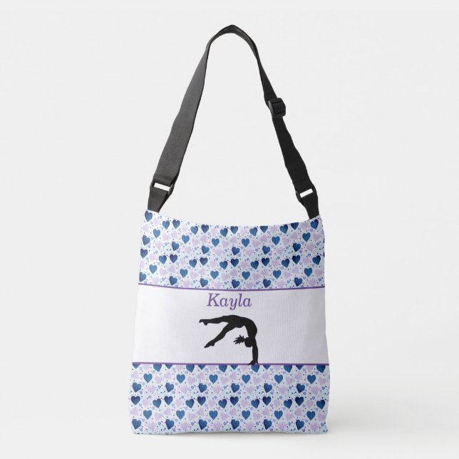Bolsa Ajustável Raparigas Adoram Ginástica Coração (Frente)