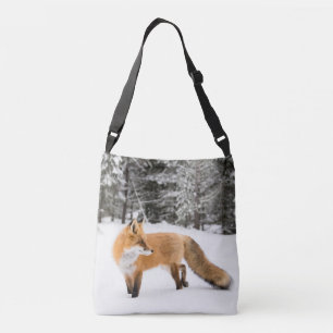 Bolsa Ajustável Raposa Vermelha na Neve Branca