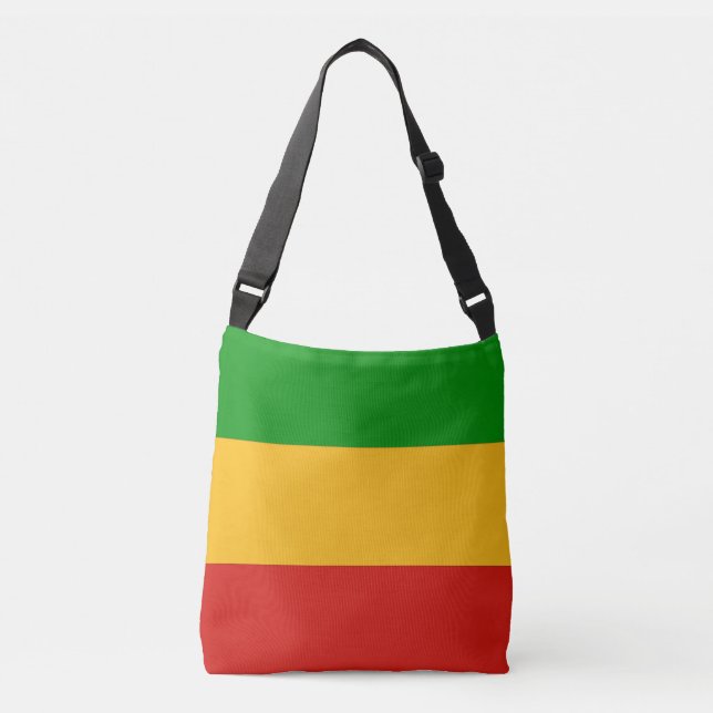Bolsa Ajustável RASTAFARI FLAG COLORS + suas ideias (Frente)