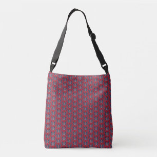 Bolsa Ajustável Red Butterfly Utility Crossbody Bag