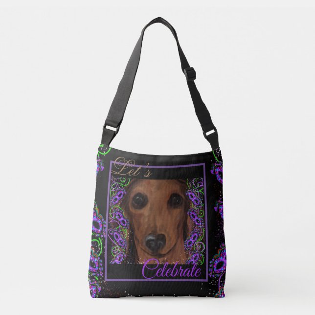 Bolsa Ajustável Red Dachshund (Frente)