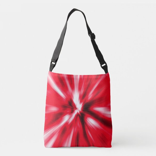 Bolsa Ajustável Red Love Burst Tie Dye Personalize (Verso)